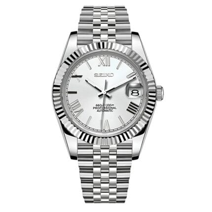 SEIKOJUST | ROMAN WHITE-SILVER