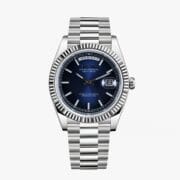 SEIKOJUST DAY-DATE ROYAL BLUE