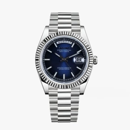 SEIKOJUST DAY-DATE ROYAL BLUE