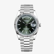 SEIKOJUST DAY-DATE MINT GREEN