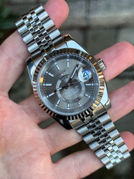 SEIKOJUST SKY-DWELLER RHODIUM