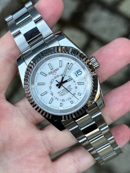 SEIKOJUST SKY-DWELLER WHITE DIAL OYSTER