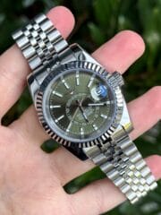 SEIKOJUST SKY-DWELLER OLIVE DIAL