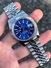 SEIKOJUST SKY-DWELLER BLUE DIAL