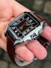 SANTEIKO Brown Dial Leather Strap - Image 2