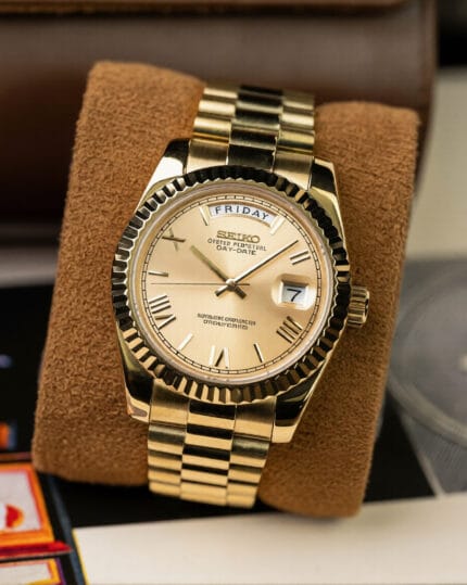SEIKO MOD Day-Date Gold