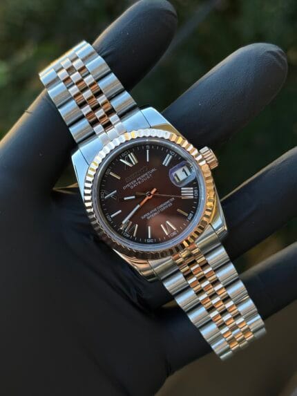 SeikoJust Roman Choco-Black SRG