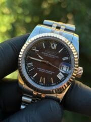 SeikoJust Roman Choco-Black SRG - Image 3
